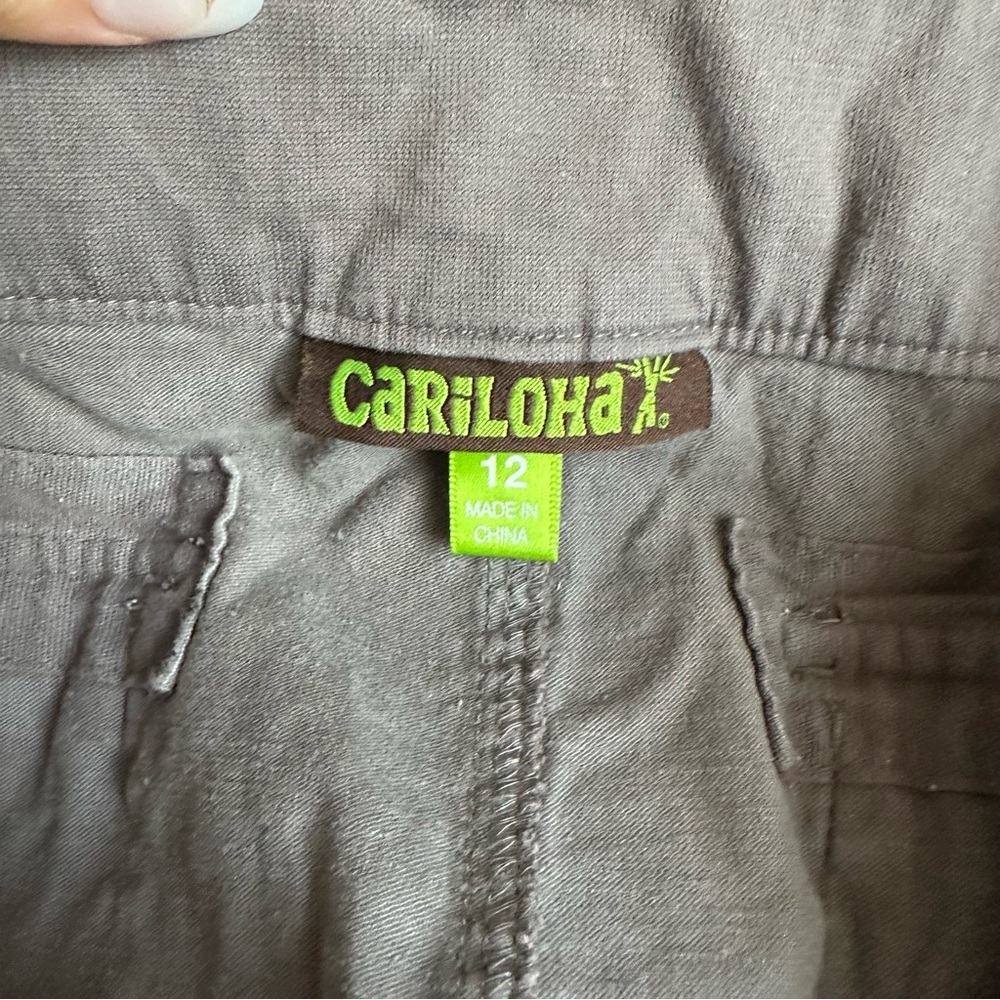 Cariloha Double Button Grey Shorts - image 6